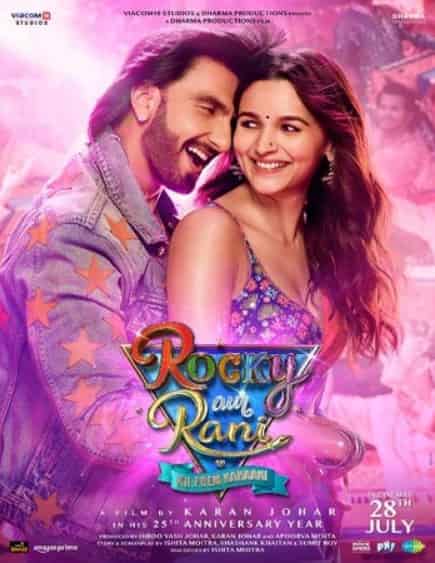 Rocky Aur Rani Kii Prem Kahaani (2023) HDRip  Hindi Full Movie Watch Online Free